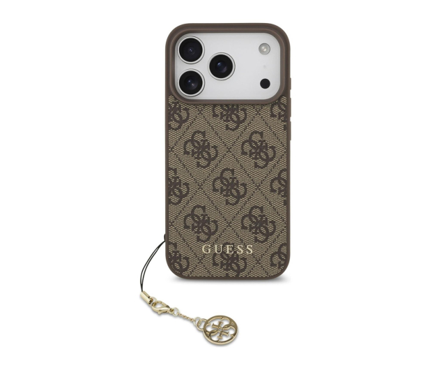 Guess 4G Charms Collection MagSafe do iPhone 17 Pro brązowy - 1365475 - zdjęcie 2